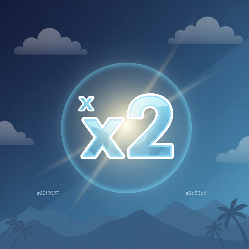 x2 multiplier symbool